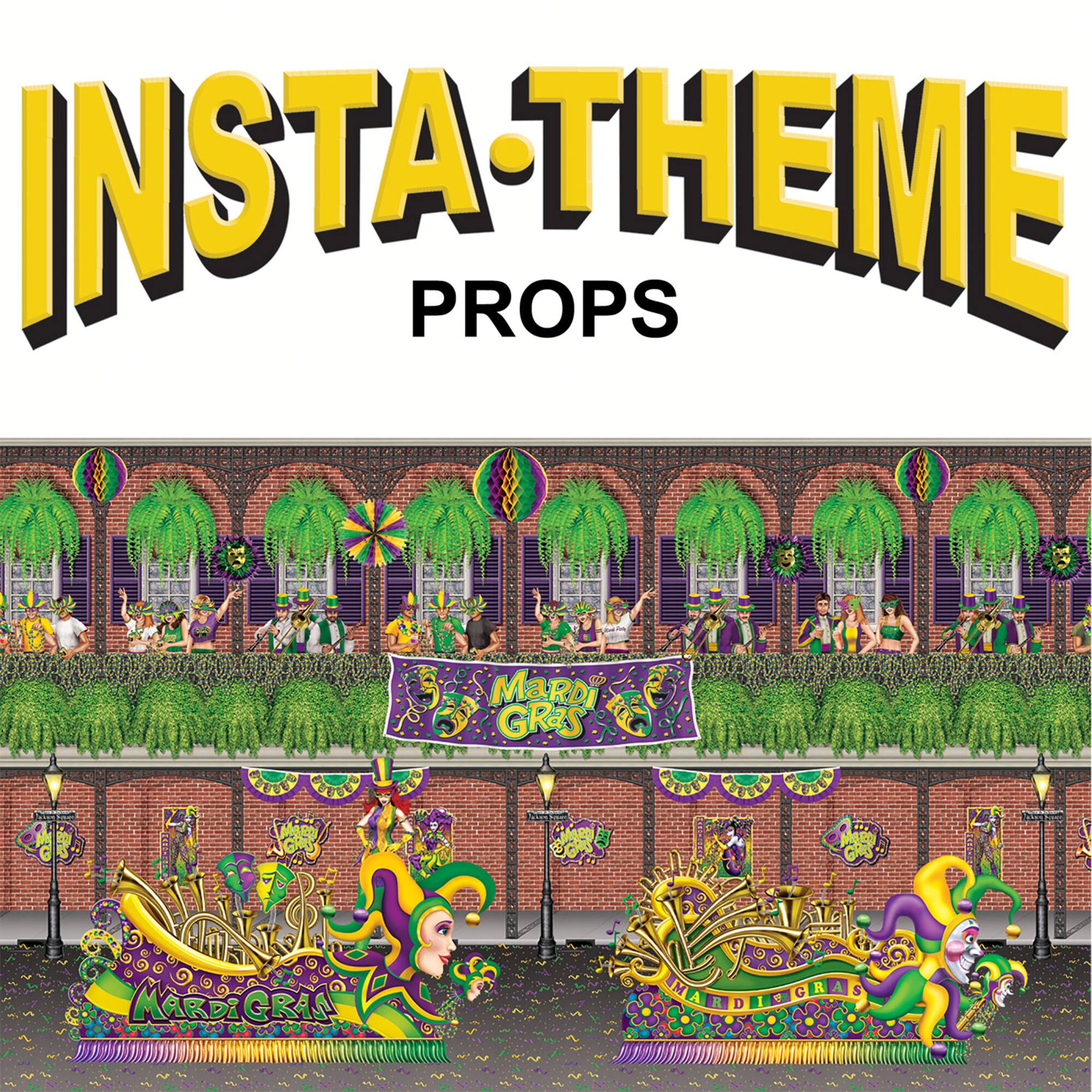 Beistle Mardi Gras Float Props Set